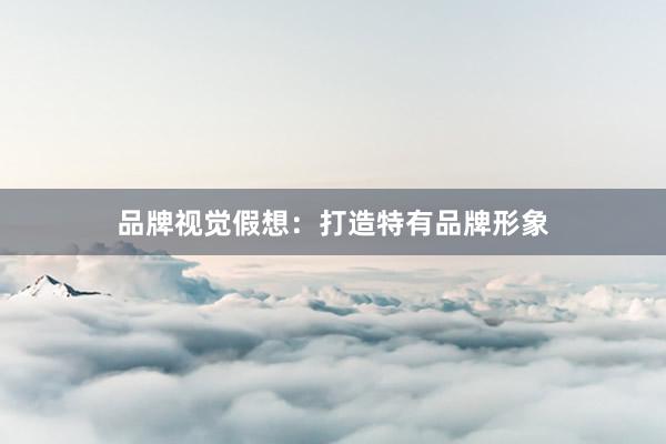 品牌视觉假想：打造特有品牌形象